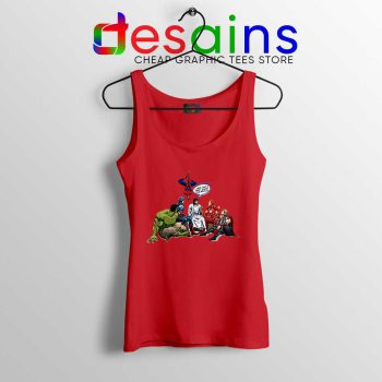 Avengers Jesus Christmas Red Tank Top And That's How I Saved The World