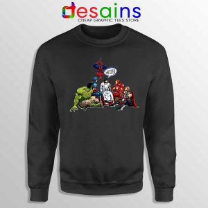 Avengers Jesus Christmas Sweatshirt And That's How I Saved The World