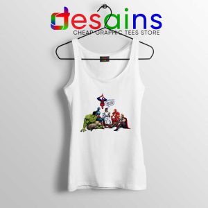 Avengers Jesus Christmas White Tank Top And That's How I Saved The World
