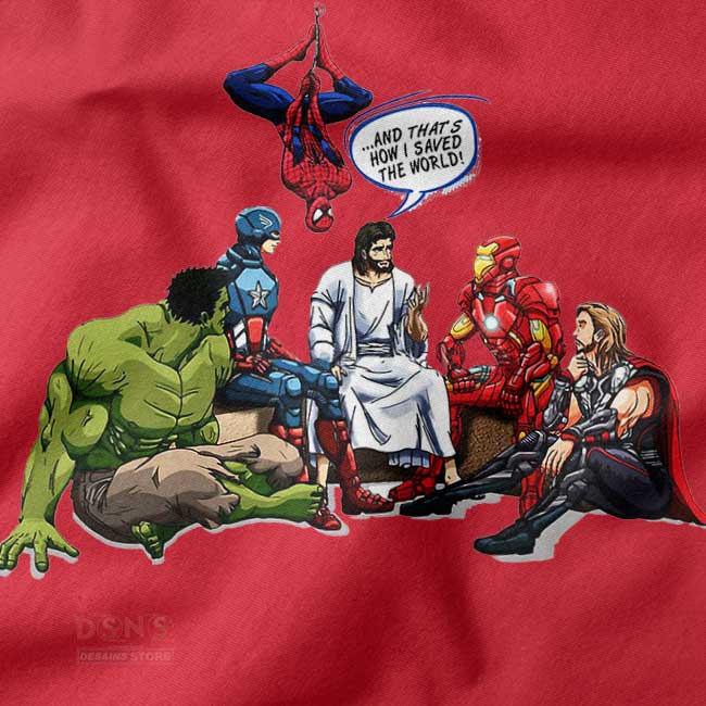 Avengers x Jesus And That's How I Saved The World