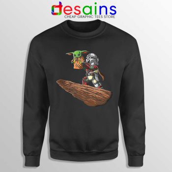 Baby Yoda And The Mandalorian Sweatshirt Disney Plus Sweater S-3XL