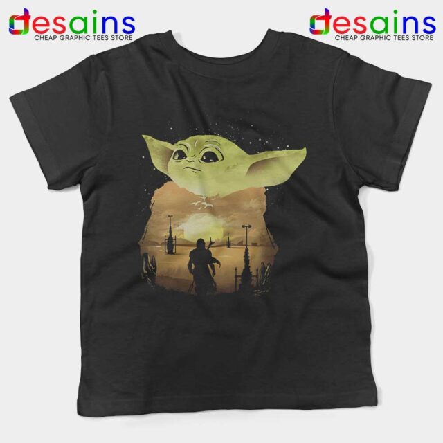 Baby Yoda The Mandalorian Kids Tshirt