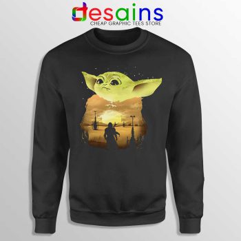 Baby Yoda The Mandalorian Sweatshirt Star Wars Sweater S-3XL