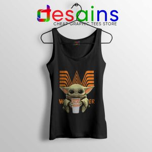 Baby Yoda Whataburger Mandalorian Tank Top Star Wars Tops S-3XL