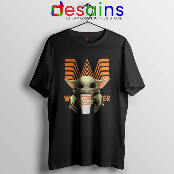 Baby Yoda Whataburger Mandalorian Tshirt Star Wars Tee Shirts S-3XL