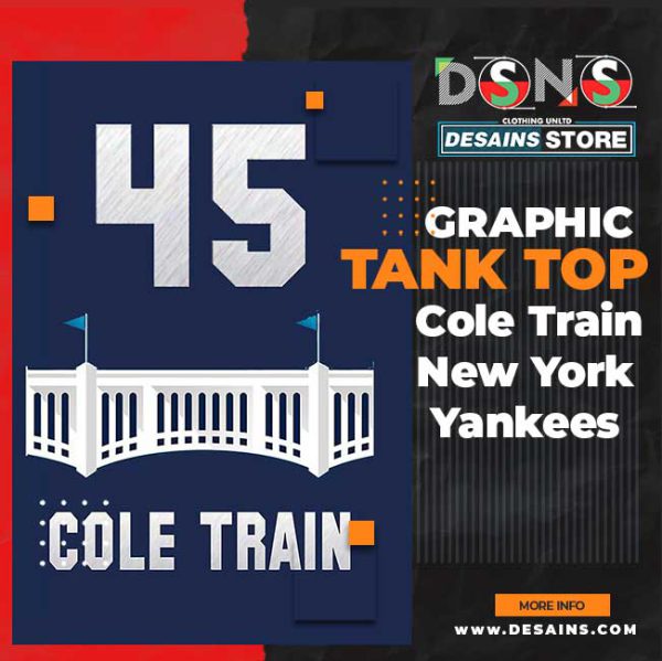 Cole Train New York Yankees Graphic Tank Top - Gerrit Cole