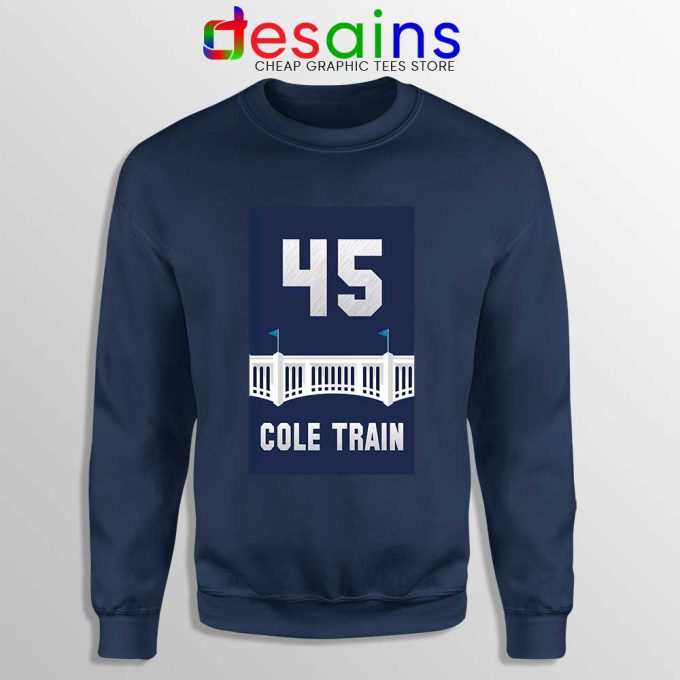 Cole Train New York Yankees Navy Sweatshirt Gerrit Cole Sweater