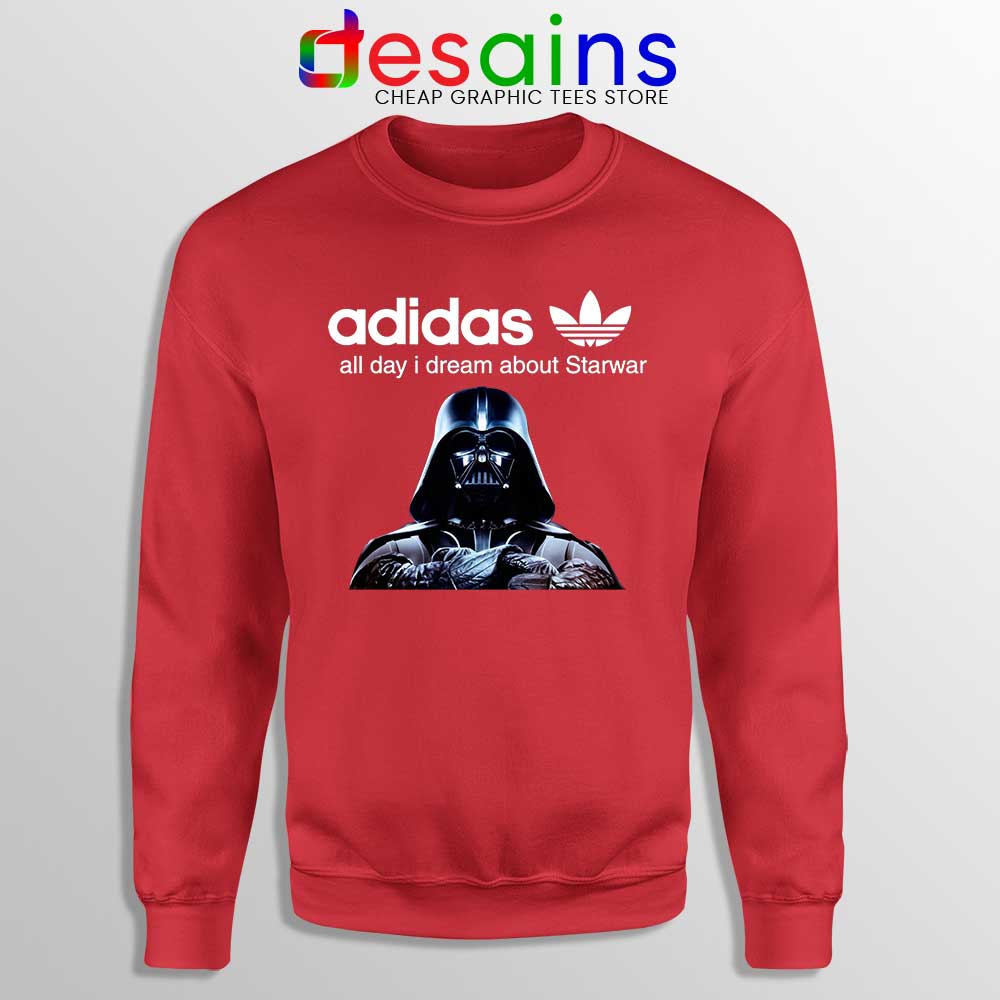 Darth Vader Adidas Sweatshirt All Day I Dream Starwar