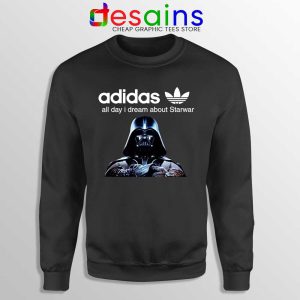 Darth Vader Adidas Sweatshirt All Day I Dream About Starwar Sweater
