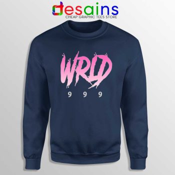Juice Wrld 999 Art Navy Sweatshirt Rap Hip Hop Sweater