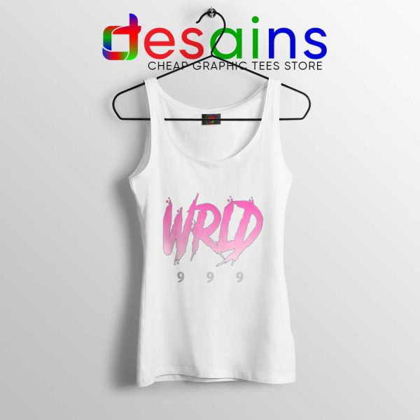 Juice Wrld 999 Art White Tank Top Rap Hip Hop Tops S-3XL