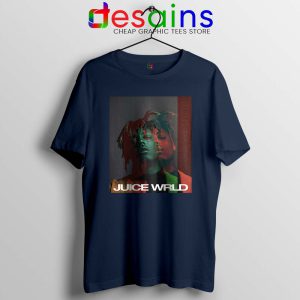 Juice Wrld Art Poster Navy Tshirt American Rapper Tee Shirts S-3XL