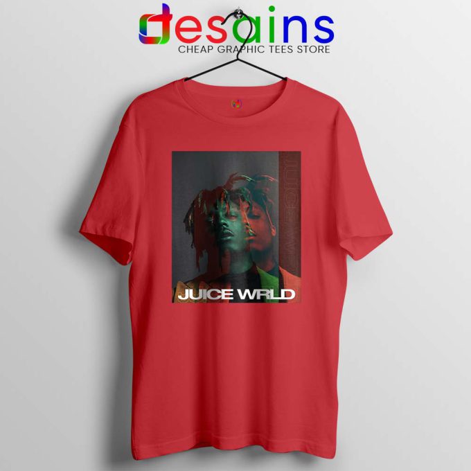 Juice Wrld Art Poster Red Tshirt American Rapper Tee Shirts S-3XL