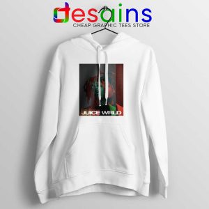 Juice Wrld Art Poster White Hoodie American Rapper Hoodies