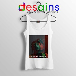 Juice Wrld Art Poster White Tank Top American Rapper Tops S-3XL