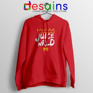 Juice Wrld King 999 Red Hoodie 999 Club Hip Hop Hoodies S-2XL