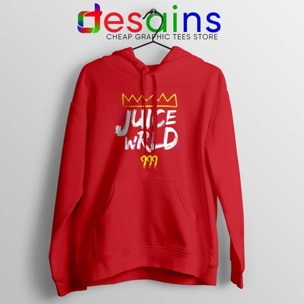 Juice Wrld King 999 Red Hoodie 999 Club Hip Hop Hoodies S-2XL