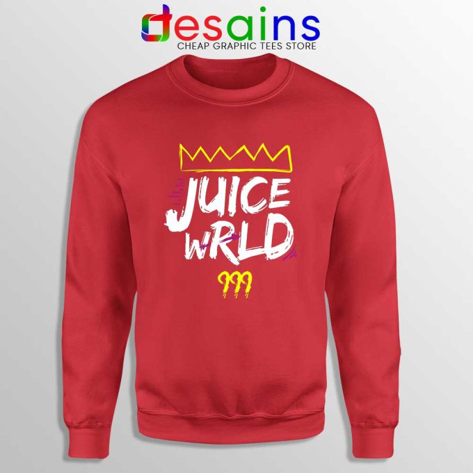 Juice Wrld King 999 Red Sweatshirt 999 Club Hip Hop Sweater