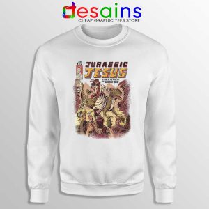 Jurassic Jesus Christmas Sweatshirt Jurassic Park Sweater S-3XL