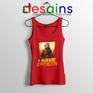 Kuill I Have Spoken Red Tank Top The Mandalorian Tank Tops S-3XL