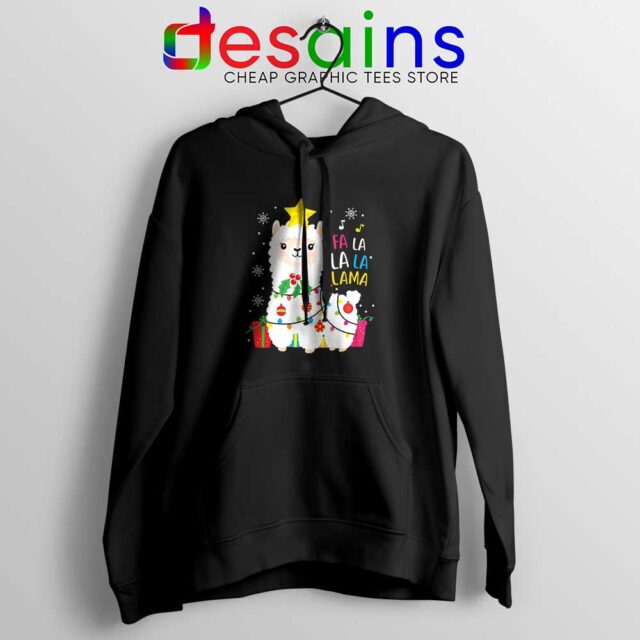 Llama Fa La La Christmas Hoodie