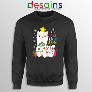 Llama Fa La La Christmas Sweatshirt The llama Funny Sweater S-3XL