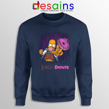 Lord of The Donuts Simpsons Sweatshirt Cartoon Sweater S-3XL