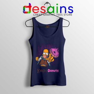 Lord of The Donuts Simpsons Tank Top Cartoon Tank Tops S-3XL