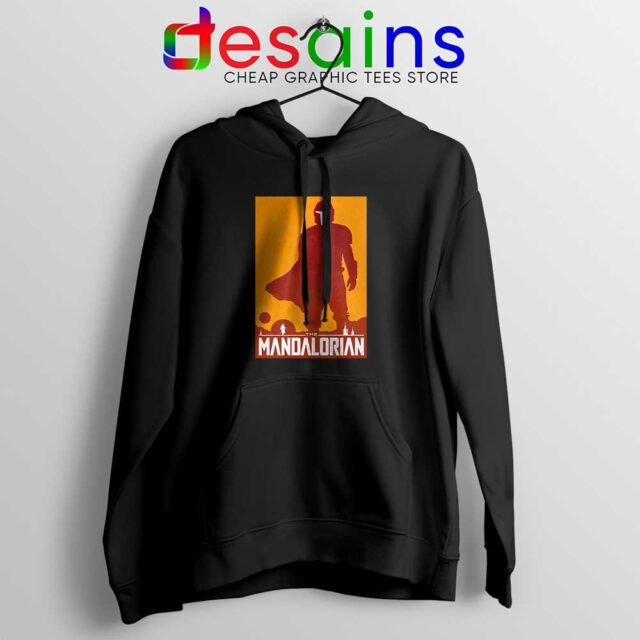 Mandalorian Disney Art Poster Hoodie