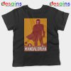 Mandalorian Disney Art Poster Kids Tshirt Disney Plus Tees Youth S-XL