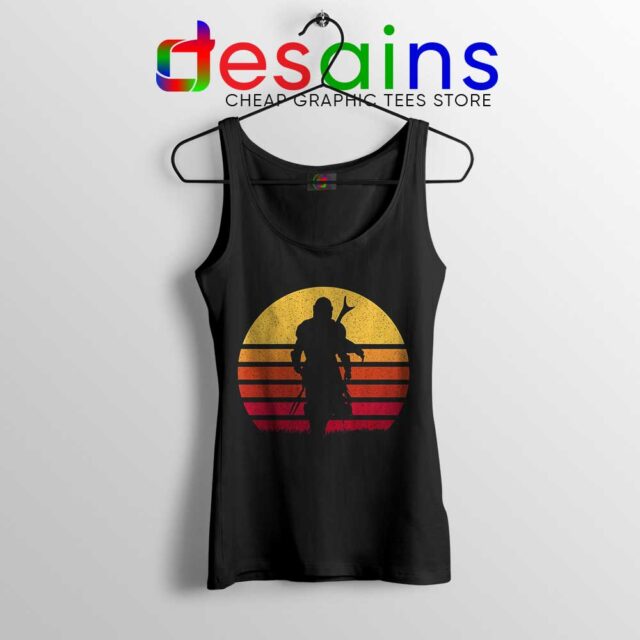 Mandalorian Retro Sun Rise Tank Top