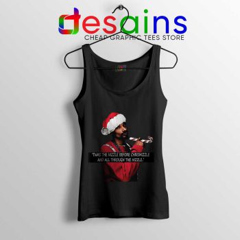 Snoop Dogg on Christmas Tank Top American Rapper Tops S-3XL