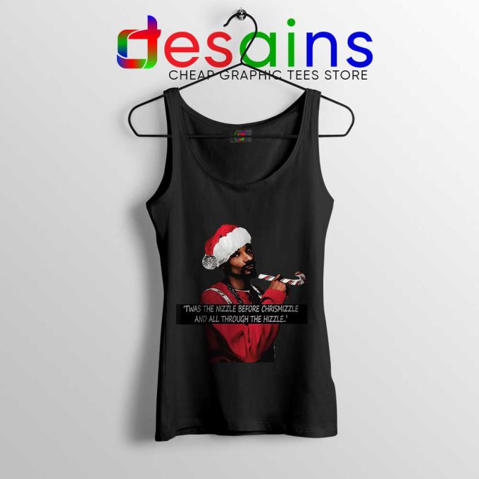Snoop Dogg on Christmas Tank Top American Rapper Tops S-3XL