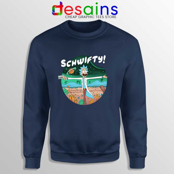 Sound of Science Rick Navy Sweatshirt Get Schwifty Sweater S-3XL