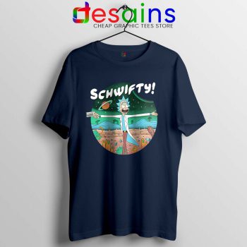 Sound of Science Rick Navy Tshirt Get Schwifty Tee Shirts S-3XL