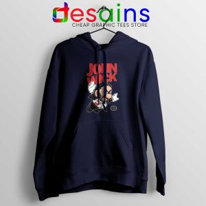 Super John Wick Navy Hoodie Super Mario Wick Hoodies S-2XL