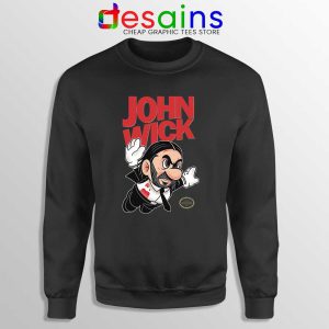 Super John Wick Sweatshirt Super Mario Wick Sweater S-3XL