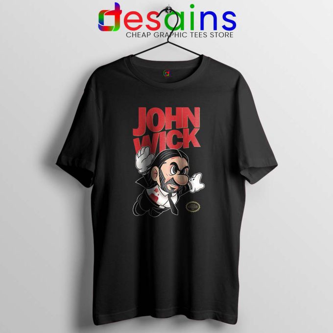 Super John Wick Tshirt Super Mario Wick Tee Shirts S-3XL