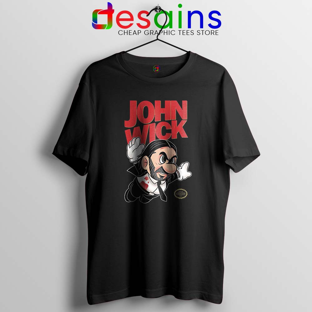 John wick mario T-Shirt – KIMYOU