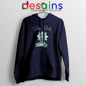 Teddy Rick Sanchez Navy Hoodie Rick and Morty Hoodies S-2XL