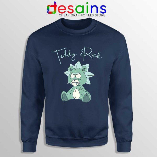 Teddy Rick Sanchez Navy Sweatshirt Rick and Morty Sweater