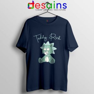 Teddy Rick Sanchez Navy Tshirt Rick and Morty Tee Shirts S-3XL