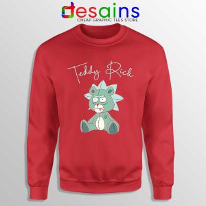 Teddy Rick Sanchez Red Sweatshirt Rick and Morty Sweater