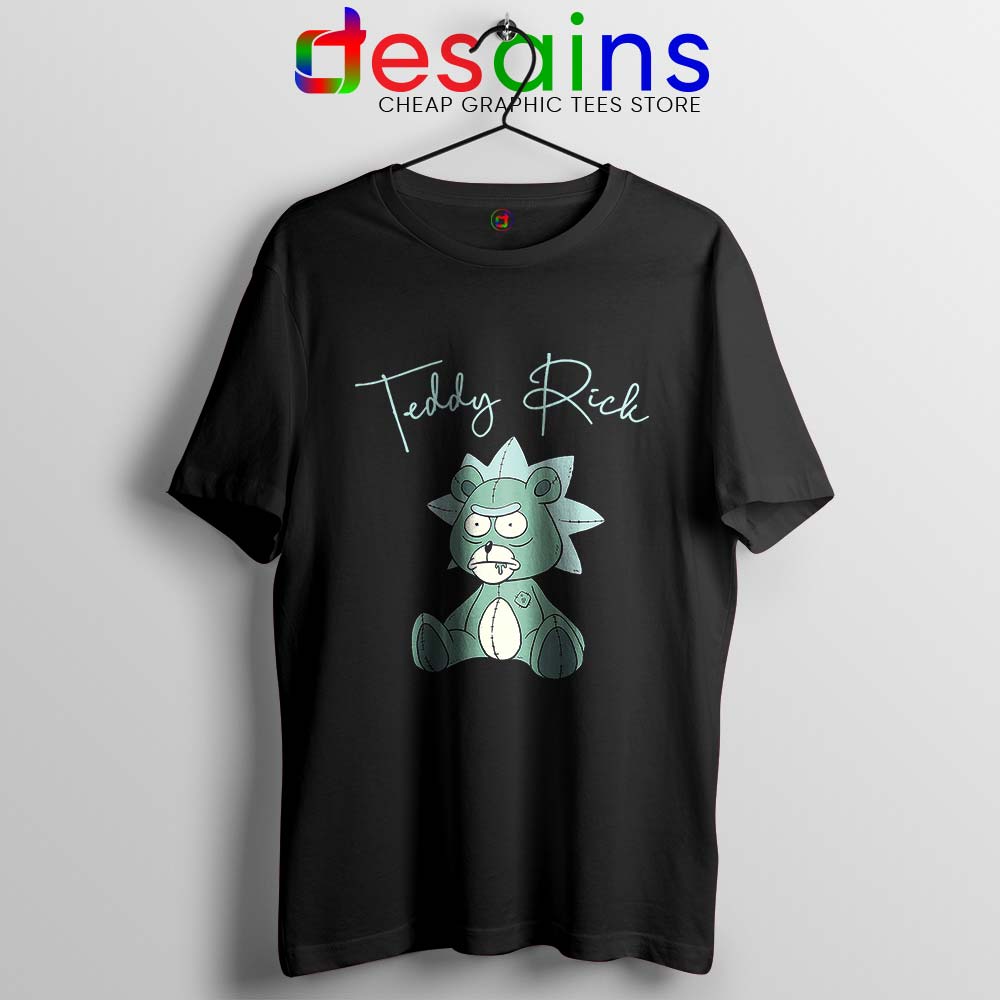 Teddy Rick Sanchez Tshirt Rick and Morty Tee Shirts S-3XL