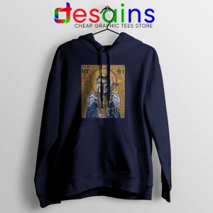 The Child Is My Religion Navy Hoodie Baby Yoda Hoodies
