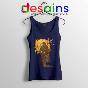 The Mandalorian Sun Light Navy Tank Top Disney Plus Tops