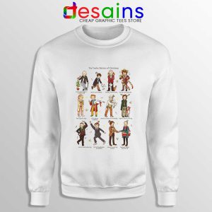 The Twelve Doctors of Christmas Sweatshirt Dr Who Sweater S-3XL