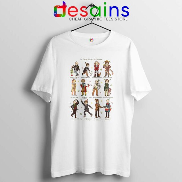 The Twelve Doctors of Christmas Tshirt