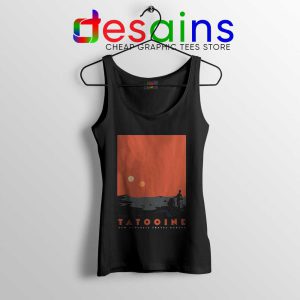 Visit Tatooine Black Tank Top Star Wars Location Tank Tops