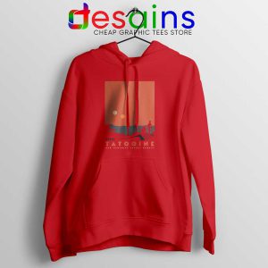 Visit Tatooine Red Hoodie Star Wars Location Hoodies S-2XL